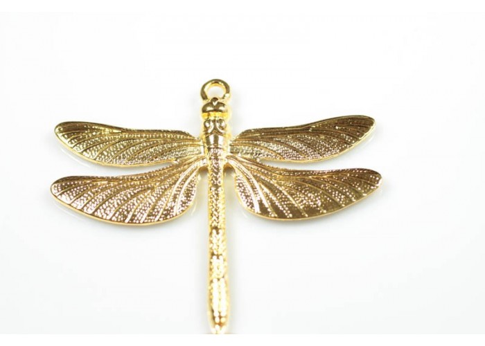Colgante libélula 73x62mm ORO