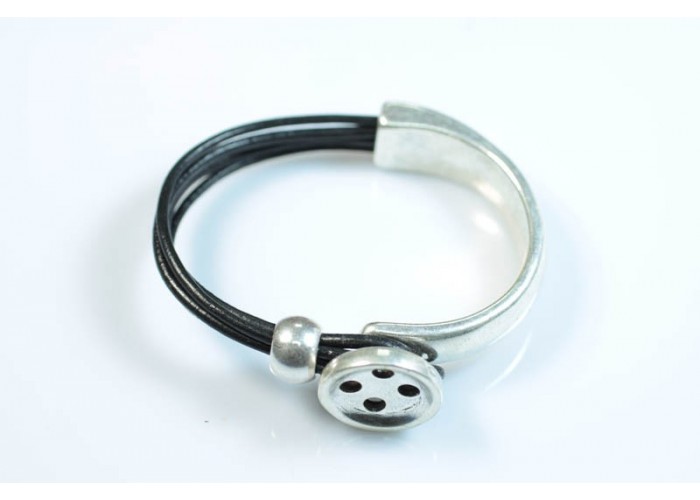 pulsera botón 42mm 4 huecos...