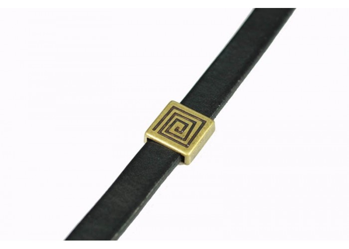 Entrepieza cuadrada espiral...