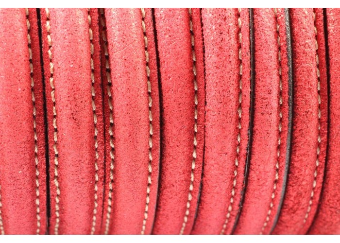 Cuero media caña rojo...