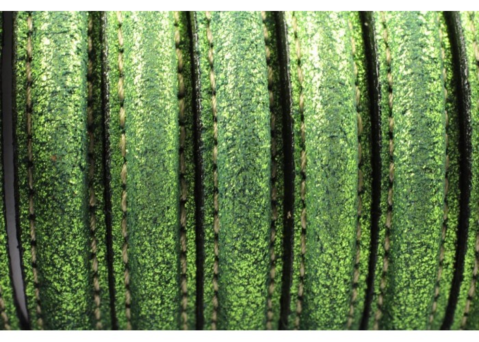 Cuero media caña verde...