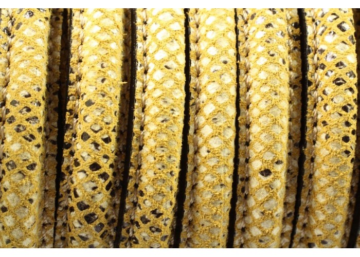 Cuero media caña serpiente...