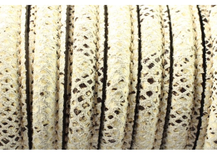 Cuero media caña serpiente...