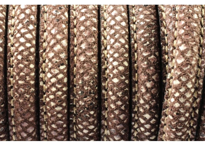 Cuero media caña serpiente...