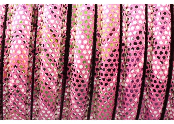 Cuero media caña  serpiente...