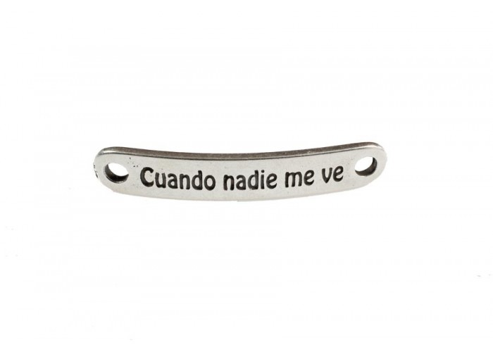 Pulsera frase "cuando nadie...