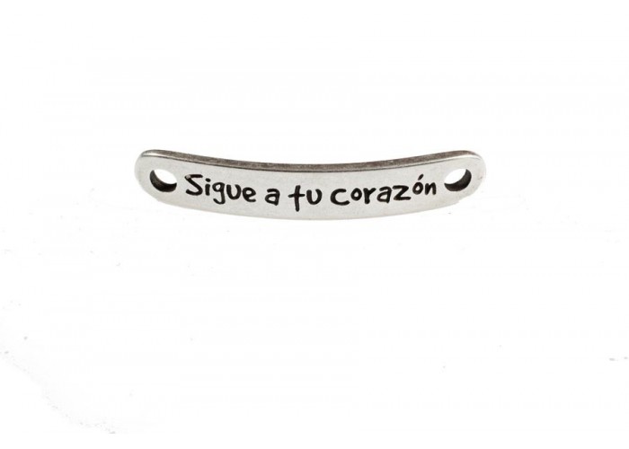 Pulsera frase "sigue a tu...