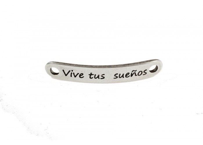 Pulsera frase "vive tus...