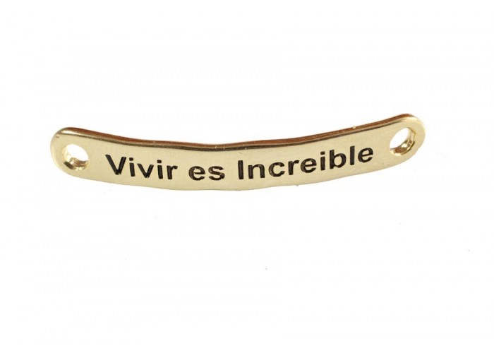 Pulsera frases (vivir es...