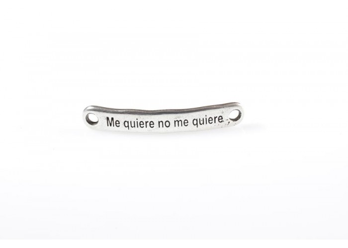 Pulsera frase (Me quiere no...