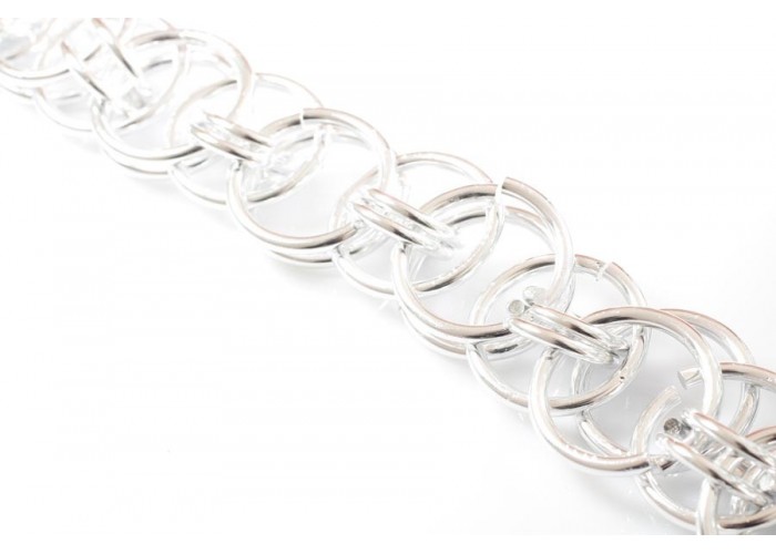 Cadena aluminio aros dobles...