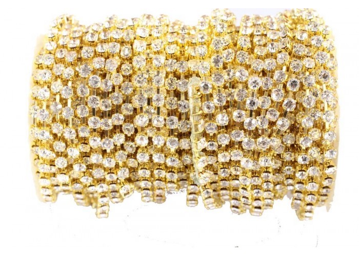 Tira strass 2mm ss6...