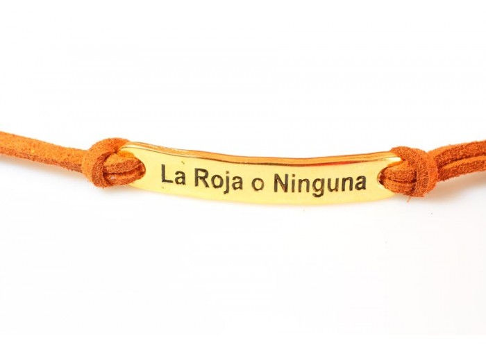 Pulsera frase (La Roja o...
