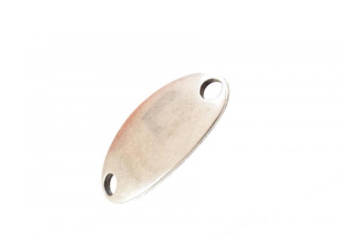 Chapa lisa oval 39x19mm...