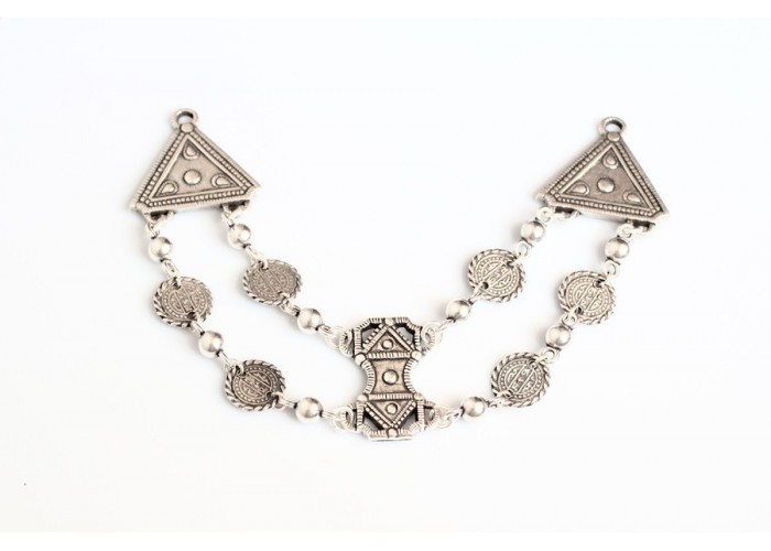 Centro de collar 21 cm largo