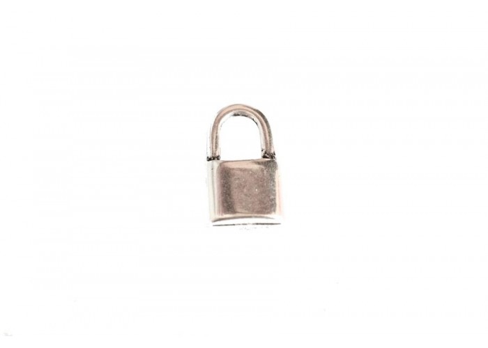 Colgante candado liso 28x15mm