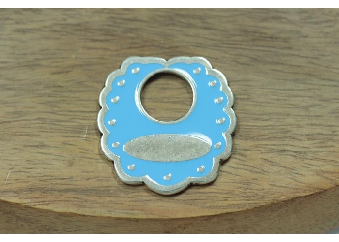 Colgante Babero esmaltado...