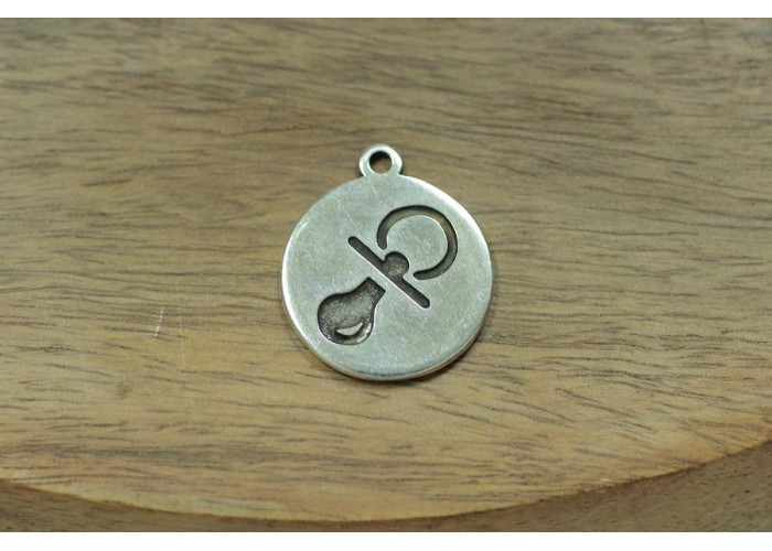 Colgante medalla chupete...