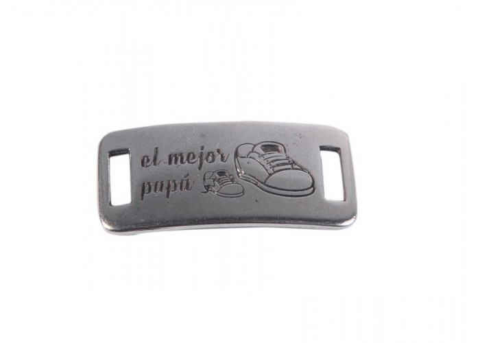 Chapa rectangular Tenis "El...