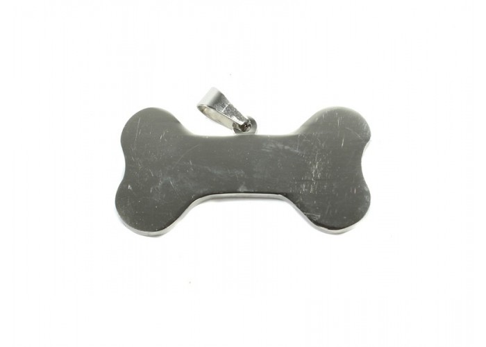 Colgante Hueso Acero...