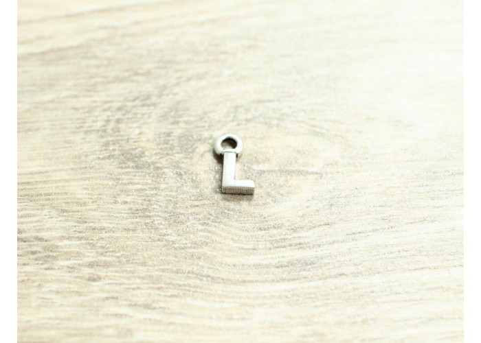 Colgante letra "L" 12mm