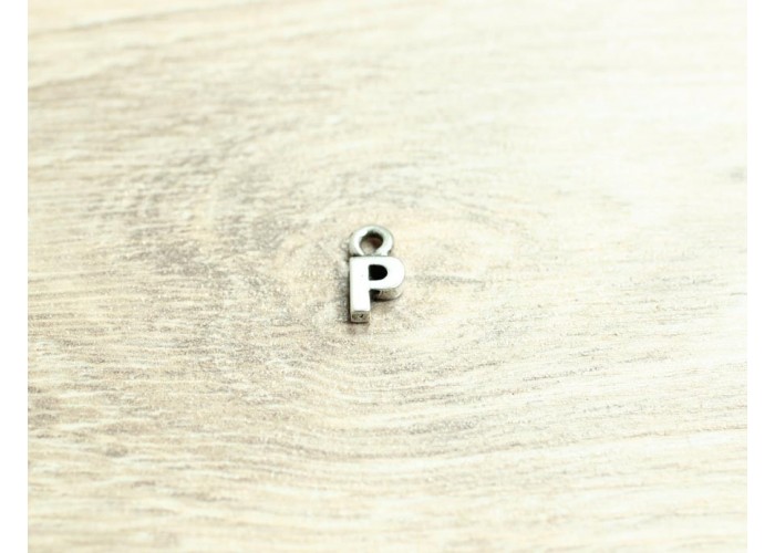 Colgante letra "P" 12mm