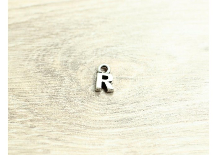 Colgante letra "R" 12mm