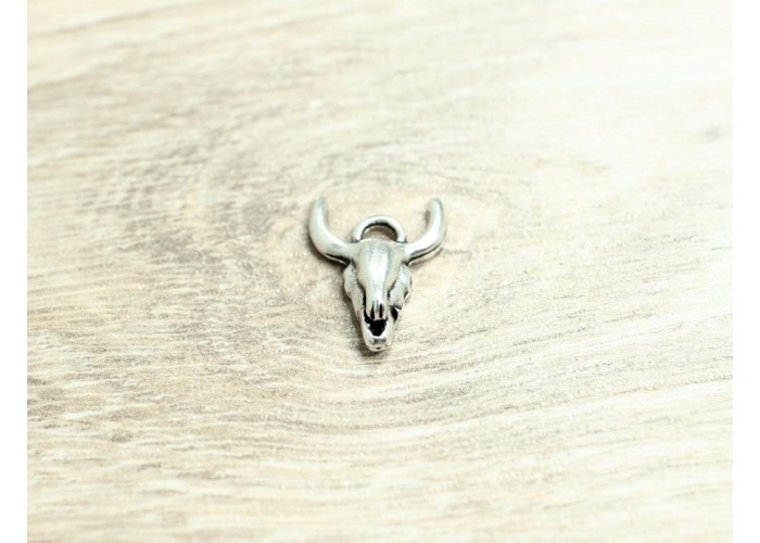 Colgante cabeza toro 15 x 20mm