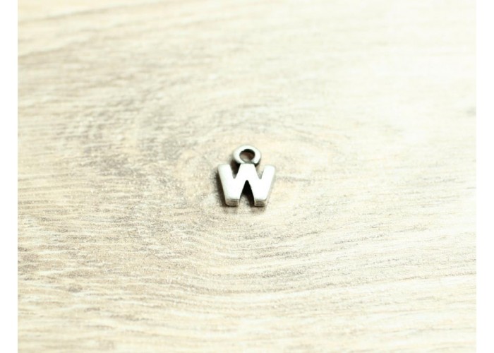 Colgante letra "W" 12mm
