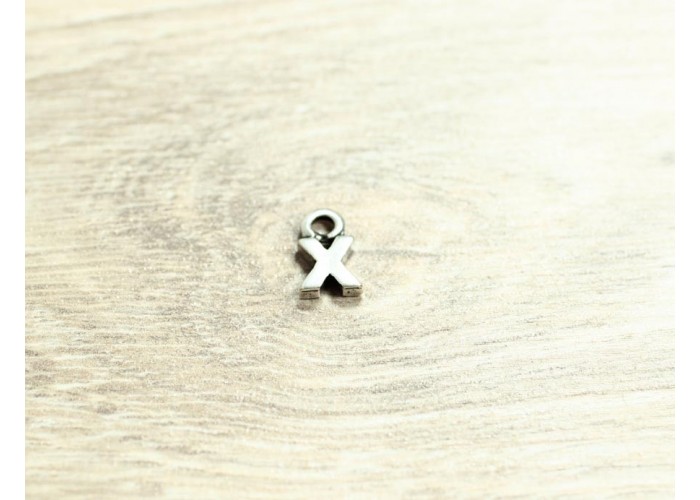Colgante letra "X" 12mm