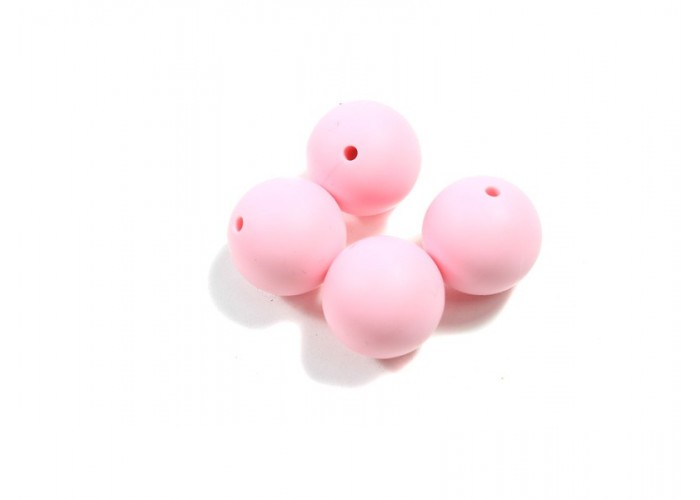 Bola de silicona 15mm Rosa...