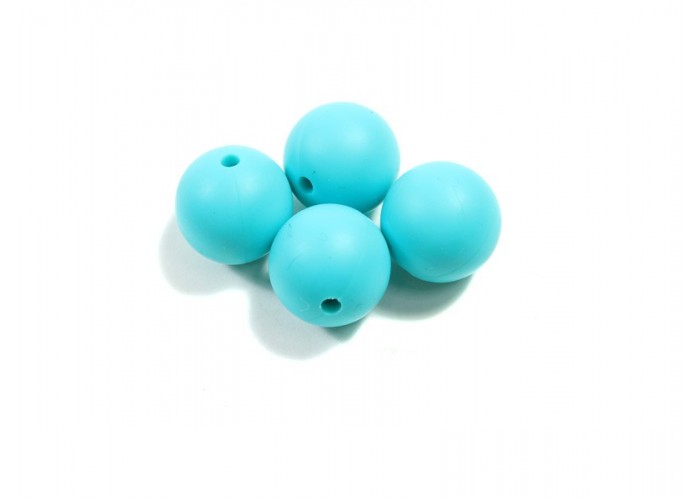 Bola de silicona 15mm Azul...