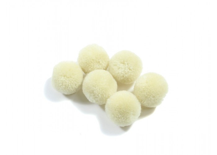 Pompón poliéster 20 mm...