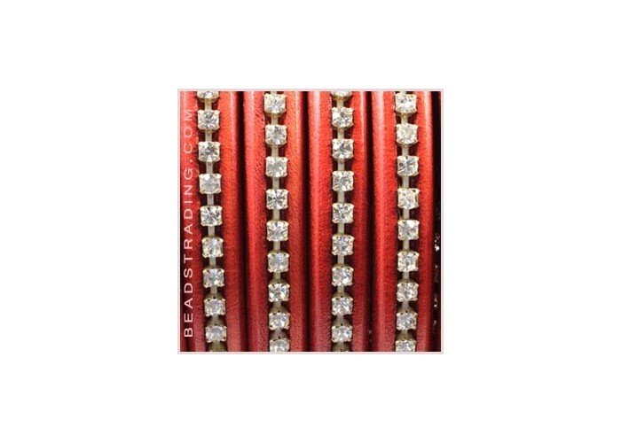 Cuero regaliz con strass...