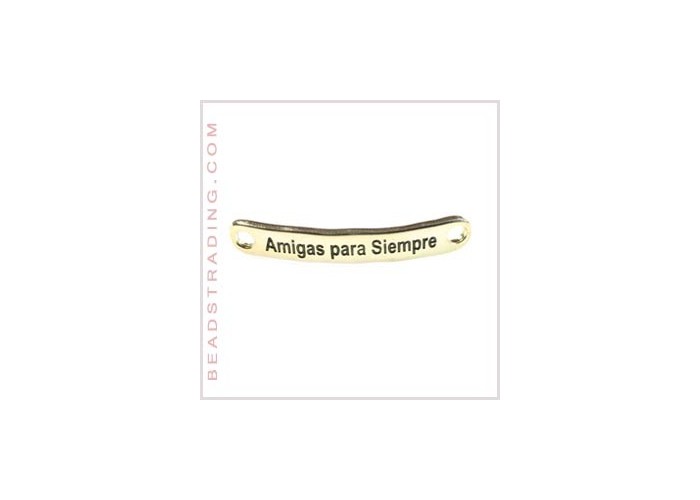 Pulsera frase ( Amigas para...