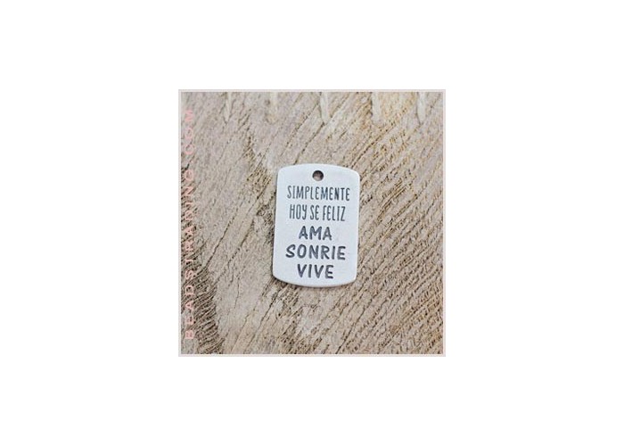 Colgante frase 36x25mm...