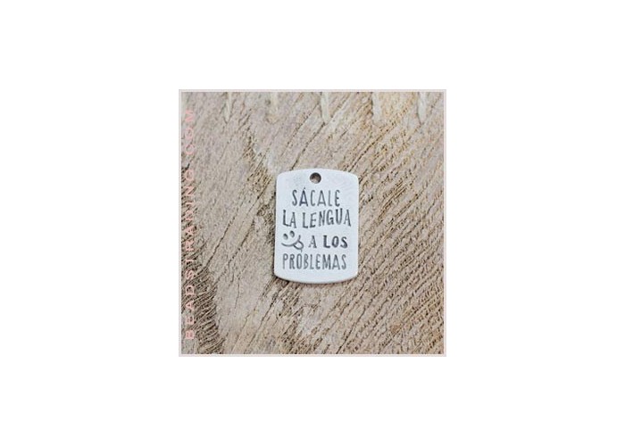 Colgante frase 36x25mm...