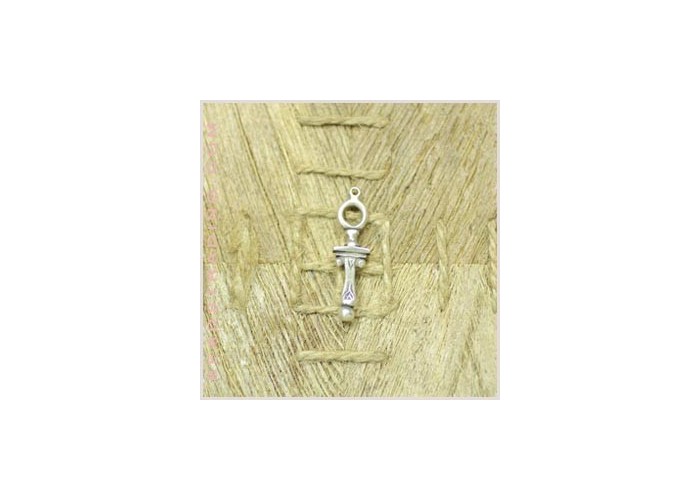 Colgante cruz labrada 35x10mm