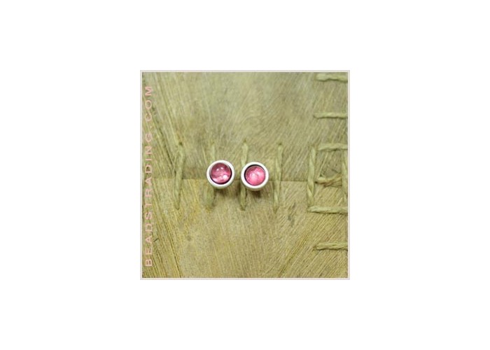 Pendiente redondo Resina...