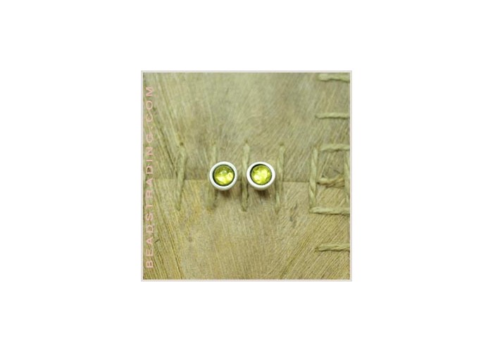 Pendiente redondo Resina...