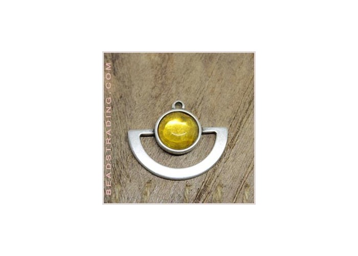 Colgante Resina Semicírculo...