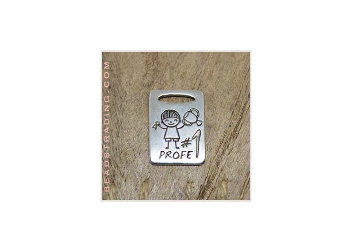 Chapa de llavero Profe  25...