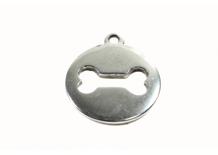 Colgante medalla hueso 25 mm