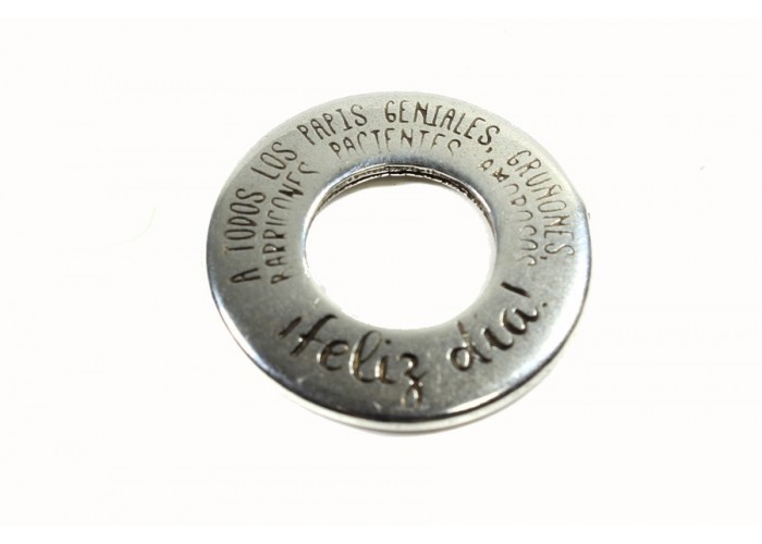 Anilla plana zamak baño...