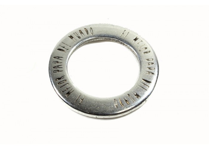 Anilla zamak baño plata...