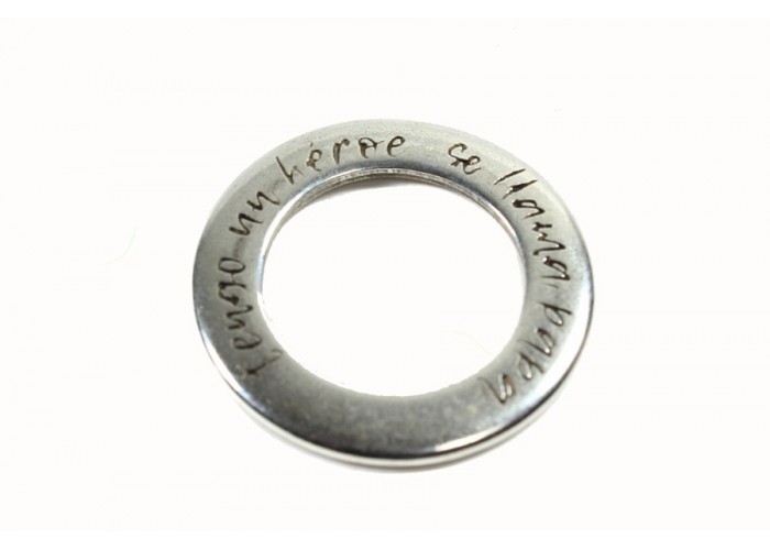 Anilla Zamak baño plata...