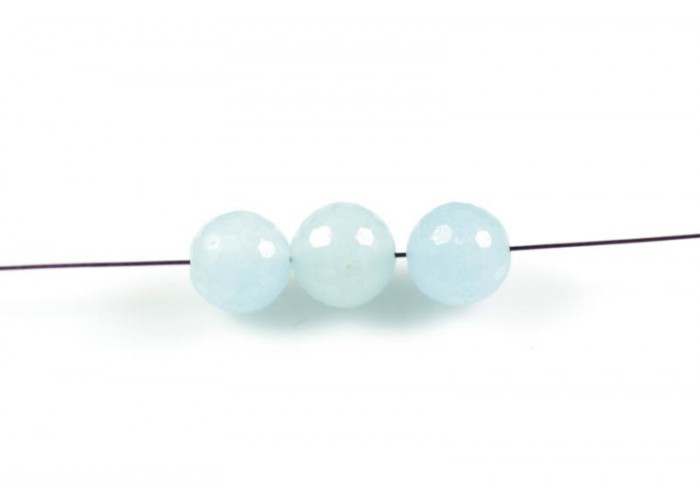 Tira de piedra Aguamarina...