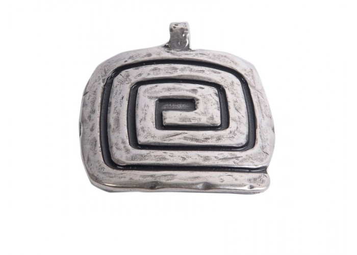 Colgante espiral cuadrado 52mm