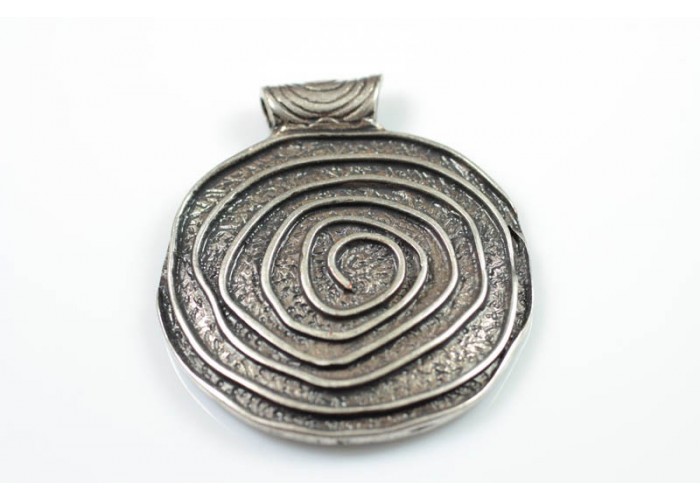 Colgante rayado aros 56mm