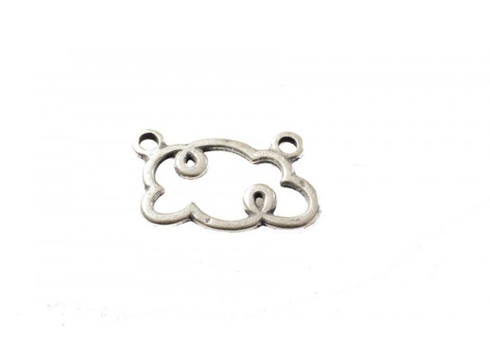 Colgante dos aros nube...